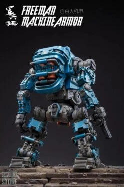 JoyToy Source Acid Rain 1/18 Freeman Machine Armor W/ Pilot Mechas & Soldiers Figure Set Navy Blue Version -Cheap Action Figures Store b05d37e4b6