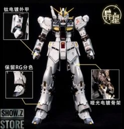 [SZ Custom] Bandai Custom RG 1/144 RX-93 Nu Gundam W/ Electroplated Chrome Painting -Cheap Action Figures Store b2b97aa1fb