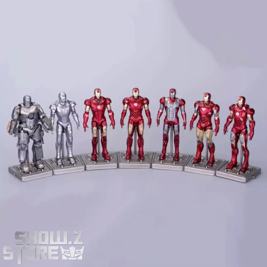 ZT Toys Marvel Licensed 1/20 Iron Man Hall Of Armor Full Set 3 ZT Toys Marvel Licensed 1/20 Iron Man Hall Of Armor Full Set