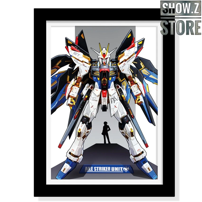 ChenFu Studio GAT-X105+AQM/E-X01 Aile Strike Gundam 3D Wall Art Decoration Picture 3 ChenFu Studio GAT-X105+AQM/E-X01 Aile Strike Gundam 3D Wall Art Decoration Picture