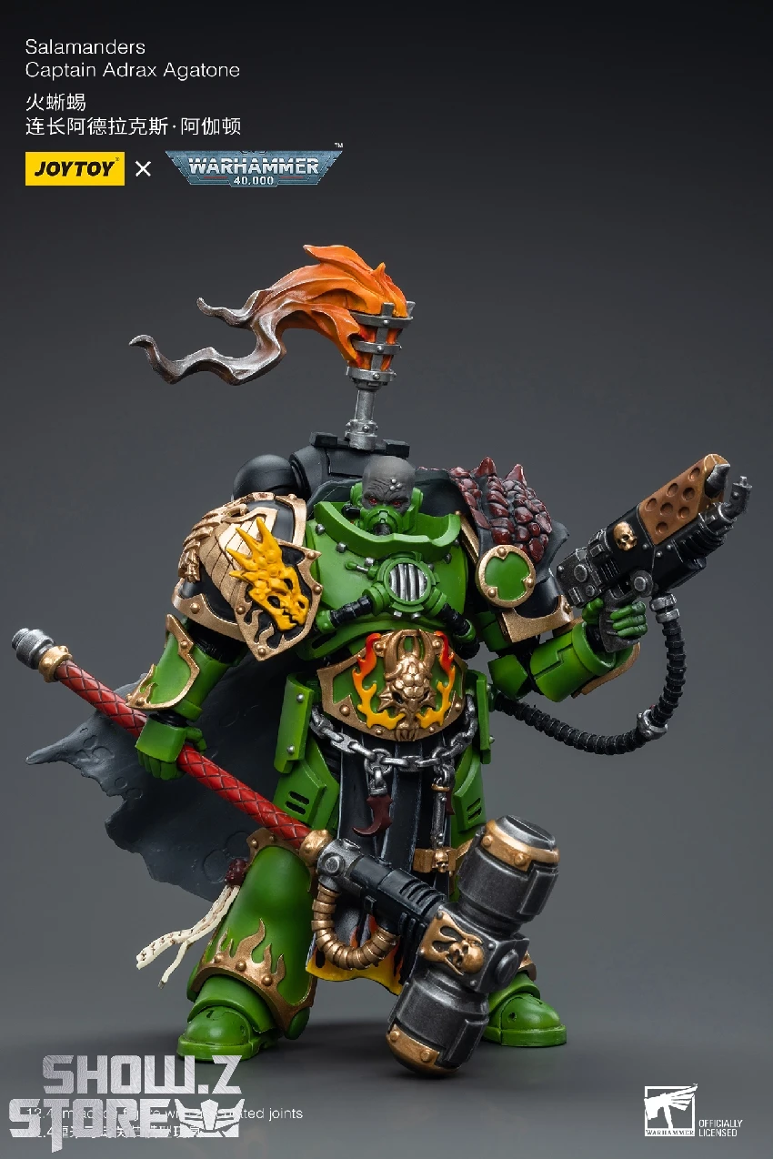 JoyToy Source 1/18 Warhammer 40K Salamanders Captain Adrax Agaton 10 JoyToy Source 1/18 Warhammer 40K Salamanders Captain Adrax Agaton - Image 8