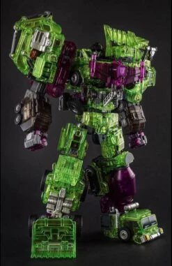 Generation Toy GT-01GS Gravity Builder Devastator Green Shadow Clear Vesion Set Of 6 -Cheap Action Figures Store b92e33681f