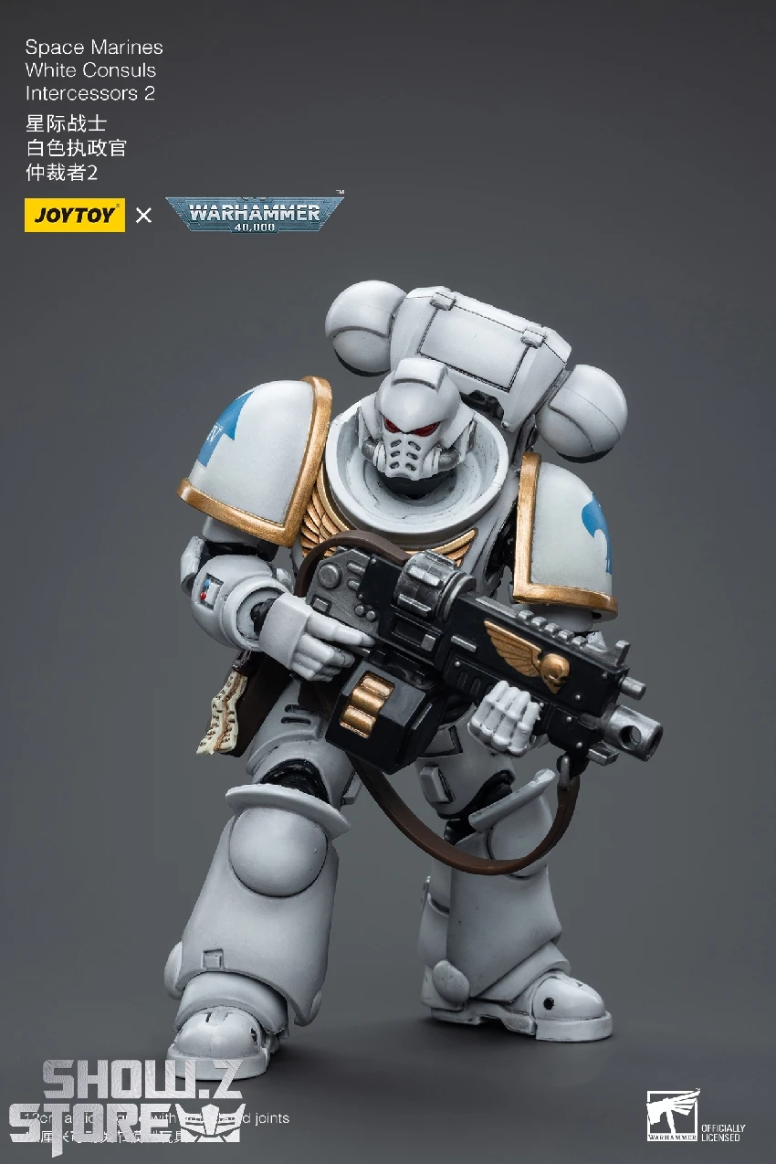 JoyToy Source 1/18 Warhammer 40K Space Marines White Consuls Intercessors 2 9 JoyToy Source 1/18 Warhammer 40K Space Marines White Consuls Intercessors 2 - Image 7