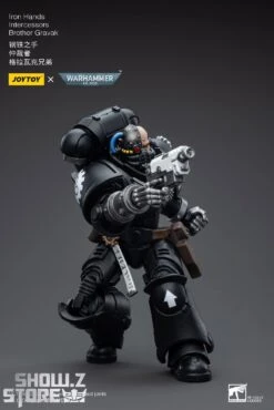 JoyToy Source 1/18 Warhammer 40K Iron Hands Intercessors Brother Gravak -Cheap Action Figures Store bc3d98df37