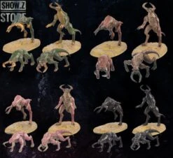 Rihio Multiabyss Alien Beast Series 1/60 Set Of 4 Figures W/ 2 Bases -Cheap Action Figures Store bd609da874