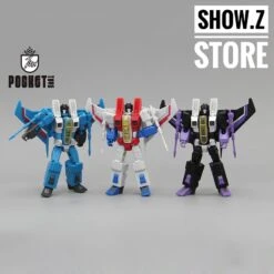 Pocket Toys PT01 PT02 PT03 Starscream Thundercracker Skywarp Coneheads Set Of 3