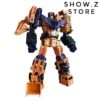 Toyworld TW TWC07E TW-C07E Orange Constructor Devastator Orange Version Set Of 6