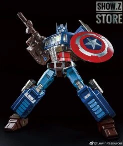 Lewin Resources LW-01A Optimus Prime Captain America Style Oversized 71cm W/ LED -Cheap Action Figures Store c0a4746422