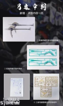 Zero_G Studio 1/100 MG Judge Gundam Model Kit Blue Version -Cheap Action Figures Store c24b737ef8