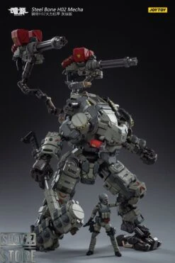 JoyToy Source 1/24 H02 Steel Bone Firepower Mecha Grey-Green Color W/ Pilot -Cheap Action Figures Store c2c2a19555