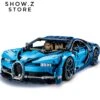 [No Box] Lepin 20086 Bugatti Chiron 42083 4031Pcs Technic Series Blue Version -Cheap Action Figures Store c30689636a