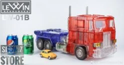 Lewin Resources LW-01B Optimus Prime Clear Limited Edition W/ LED -Cheap Action Figures Store c416e3c28e