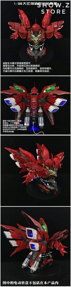 BSC Yihui YH Model 1/35 MSN-06S MNS06S SINANJU New Zeon Customized Gundam Bust Model Kit -Cheap Action Figures Store cabe4338a7