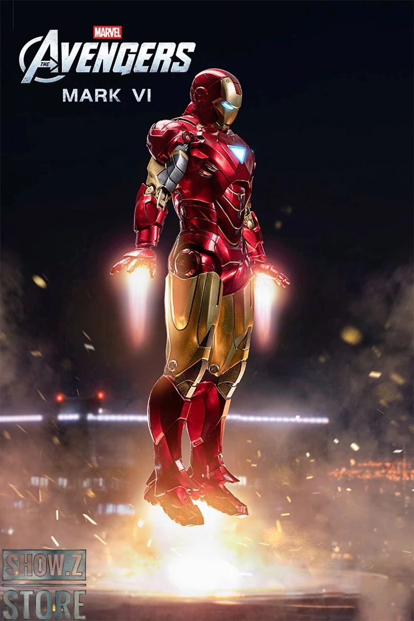 ZT Toys Marvel Licensed 1/10 Iron Man Mark 6 W/ LED 5 ZT Toys Marvel Licensed 1/10 Iron Man Mark 6 W/ LED - Image 3