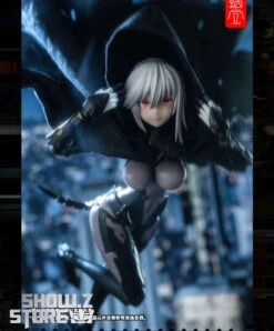 Snail Shell Black Tactical Hooded Cape For 1/10 & 1/12 Mecha Girl -Cheap Action Figures Store ce24d1aeb1