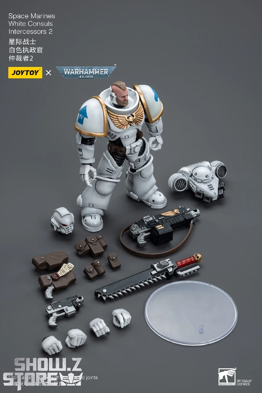 JoyToy Source 1/18 Warhammer 40K Space Marines White Consuls Intercessors 2 11 JoyToy Source 1/18 Warhammer 40K Space Marines White Consuls Intercessors 2 - Image 9