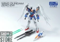 Navigator Toys Pre-Painted & Pre-Assembled Bandai XXXG-00W0 Wing Gundam Zero EW Ver.Ka -Cheap Action Figures Store d325574e0b