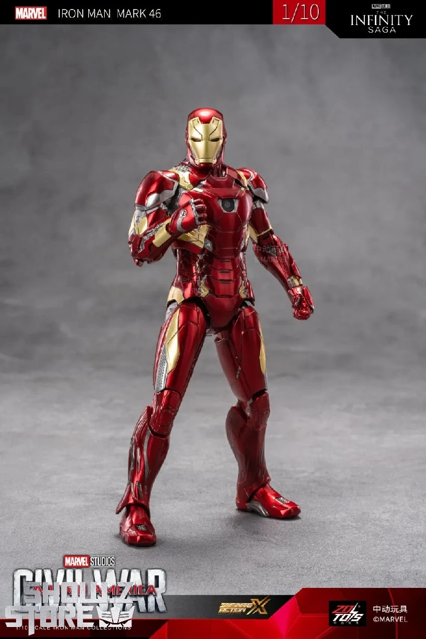 ZT Toys Marvel Licensed 1/10 Iron Man Mark 46 8 ZT Toys Marvel Licensed 1/10 Iron Man Mark 46 - Image 6