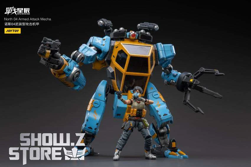 JoyToy Source 1/18 North 04 Armed Attack Mecha W/ Pilot 4 JoyToy Source 1/18 North 04 Armed Attack Mecha W/ Pilot - Image 2