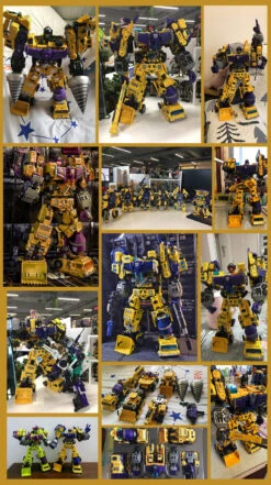 NBK Devastator TF Engineering Full Set Of 6 Yellow Version -Cheap Action Figures Store d76b0fad91