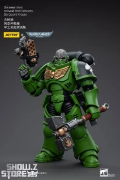 JoyToy Source 1/18 Warhammer 40K Salamanders Assault Intercessors Sergeant Krajax -Cheap Action Figures Store d9063d715c