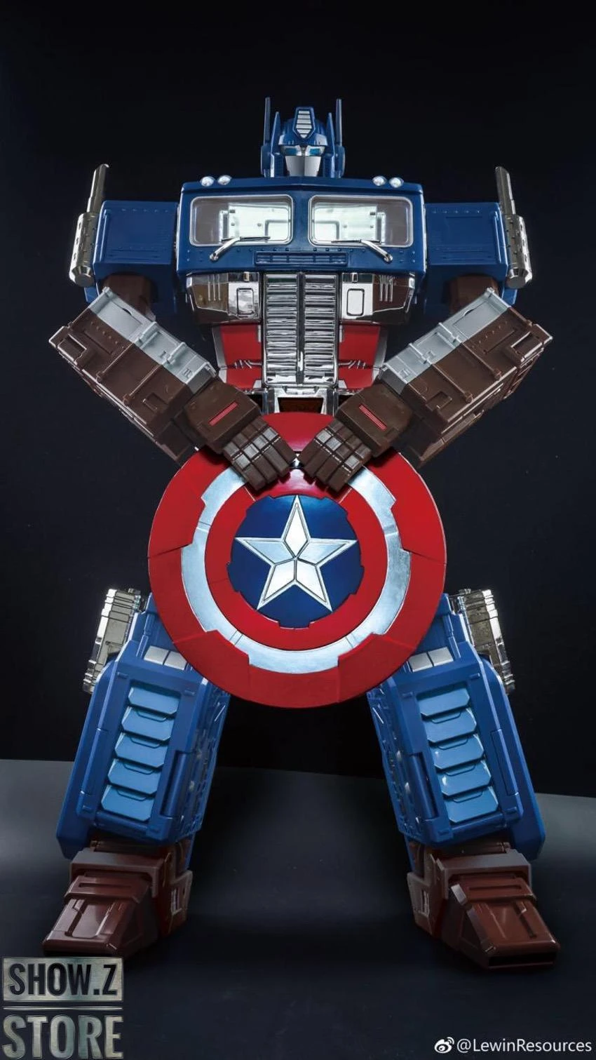 Lewin Resources Captain America Shield For LW-01A Optimus Prime 6 Lewin Resources Captain America Shield For LW-01A Optimus Prime - Image 4