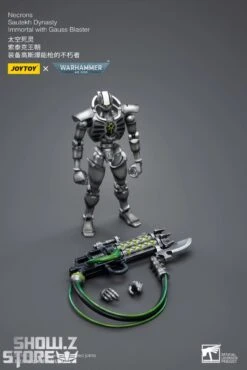 JoyToy Source 1/18 Warhammer 40K Necrons Sautekh Dynasty Immortal With Gauss Blaster -Cheap Action Figures Store e2469c7890