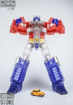 Lewin Resources LW-01B Optimus Prime Clear Limited Edition W/ LED -Cheap Action Figures Store e3c37b18f0