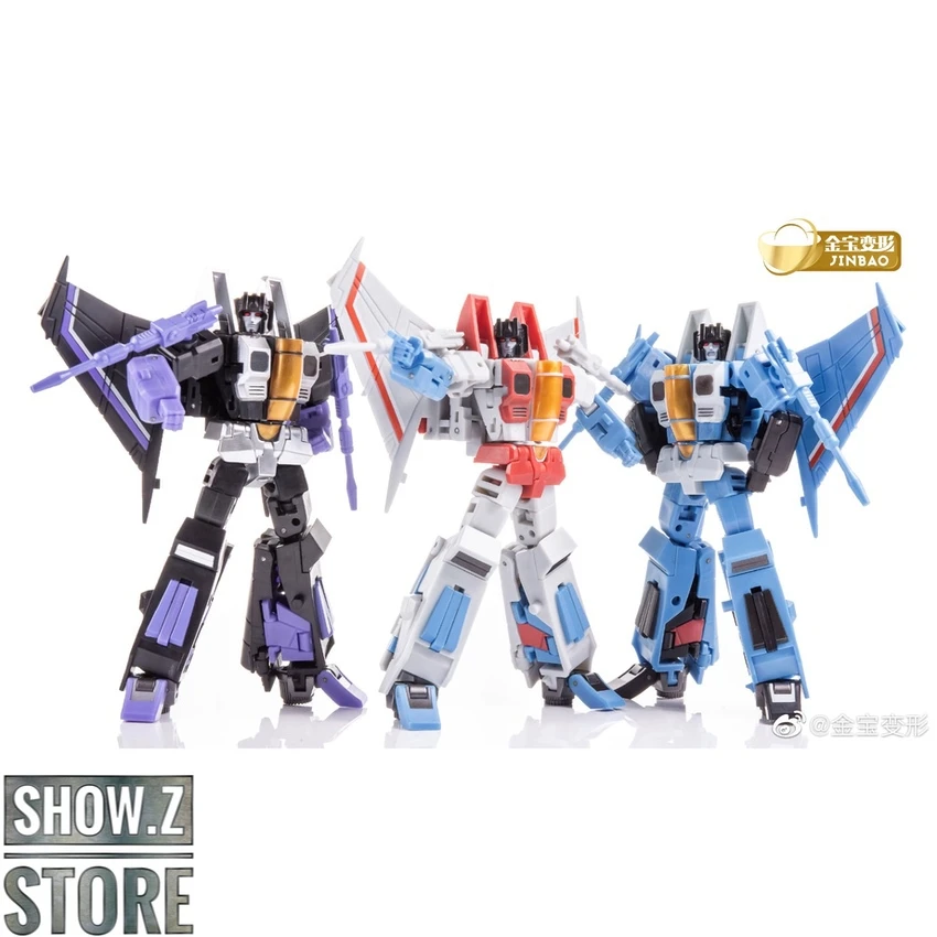 Jinbao DF-06 Air Craft: Battlers Starscream, Skywarp & Thundercracker Set Of 3 4 Jinbao DF-06 Air Craft: Battlers Starscream, Skywarp & Thundercracker Set Of 3 - Image 2