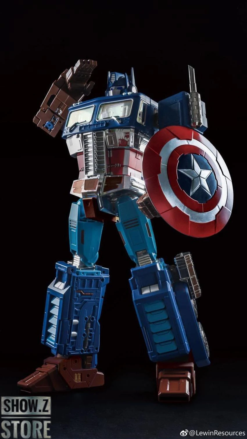 Lewin Resources Captain America Shield For LW-01A Optimus Prime 9 Lewin Resources Captain America Shield For LW-01A Optimus Prime - Image 7
