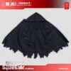 Snail Shell Black Tactical Hooded Cape For 1/10 & 1/12 Mecha Girl