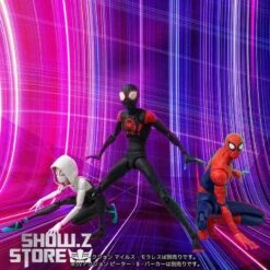 Sentinel Toys SV-ACTION Spider-Man: Into The Spider-Verse Spider-Gwen & Spider-Ham -Cheap Action Figures Store e838f99abc