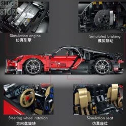 Lin07 Block 008 1/10 Bugatti Chiron Red Version 12 Lin07 Block 008 1/10 Bugatti Chiron Red Version -Cheap Action Figures Store e8bfe6d1b8