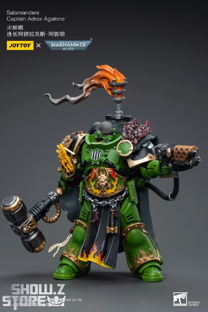 JoyToy Source 1/18 Warhammer 40K Salamanders Captain Adrax Agaton 11 JoyToy Source 1/18 Warhammer 40K Salamanders Captain Adrax Agaton - Image 9
