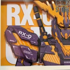 ChenFu Studio RX-0 Unicorn Gundam 02 Banshee 3D Wall Art Decoration Picture -Cheap Action Figures Store e97c46cf8a