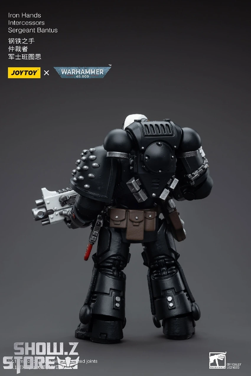 JoyToy Source 1/18 Warhammer 40K Iron Hands Intercessors Sergeant Bantus 7 JoyToy Source 1/18 Warhammer 40K Iron Hands Intercessors Sergeant Bantus - Image 5