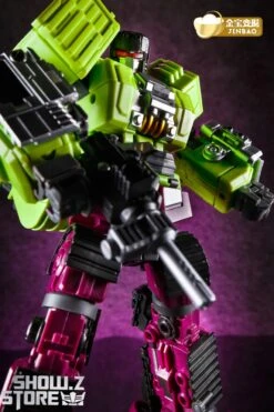 Jinbao DF03 Builder.D Devastator Green Version Set Of 6 Oversized Version 41 Jinbao DF03 Builder.D Devastator Green Version Set Of 6 Oversized Version -Cheap Action Figures Store eaa83ede79