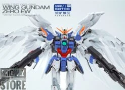 Navigator Toys Pre-Painted & Pre-Assembled Bandai XXXG-00W0 Wing Gundam Zero EW Ver.Ka -Cheap Action Figures Store ee658219a8