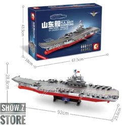 Sembo Block 202001 1/350 PLA Navy Shandong Military Aircraft Battleship -Cheap Action Figures Store ef14184394