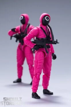 Red Suit 1/18 Red Clothes Man Circular, Triangle & Square Set Of 3 -Cheap Action Figures Store f2a2391653