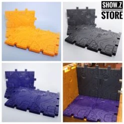 Magic Scenery Display Bases 4 Pieces (Grey, Purple, Yellow) -Cheap Action Figures Store f5b202786c