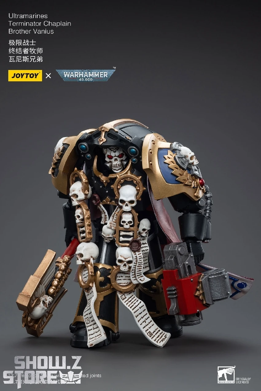 JoyToy Source 1/18 Warhammer 40k Ultramarines Terminator Chaplain Brother Vanius 11 JoyToy Source 1/18 Warhammer 40k Ultramarines Terminator Chaplain Brother Vanius - Image 9