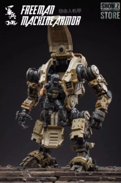 JoyToy Source Acid Rain 1/18 Freeman Machine Armor W/ Pilot Mechas & Soldiers Figure Set Desert Brown Version -Cheap Action Figures Store fc3d573ee3