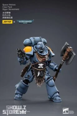 JoyToy Source 1/18 Warhammer 40K Space Wolves Claw Pack Sigyrr Stoneshield -Cheap Action Figures Store fc7dbc073c