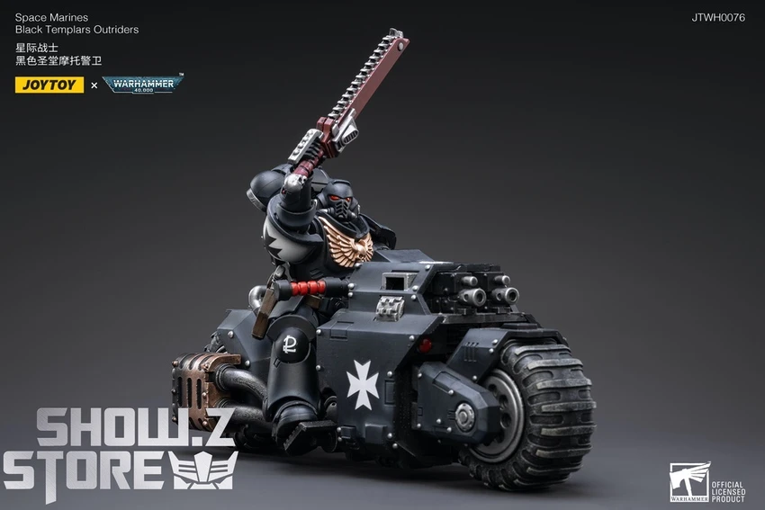 JoyToy Source 1/18 Warhammer 40K Space Marines Black Templars Outriders 14 JoyToy Source 1/18 Warhammer 40K Space Marines Black Templars Outriders - Image 12
